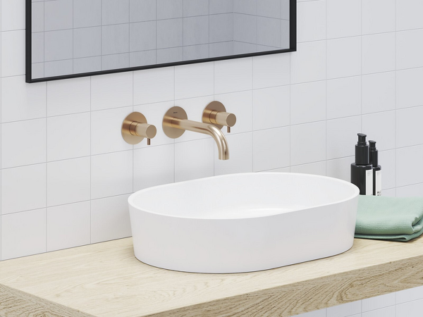 ES 019.60RGB.O1 Umyvadlová podom. bat. s těl., rose g. br.