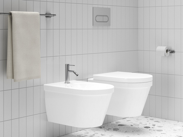 ES 056.00CR Bidetová stoj. bat. 150 mm, bez výp., chrom                         