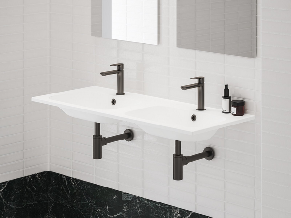 EL 012.20GB Umyvadlová bat. 170 mm, bez výp, graphite br.