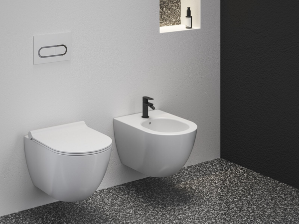 EL 056.20BLM Bidetová bat. 130 mm, bez výp., black matt