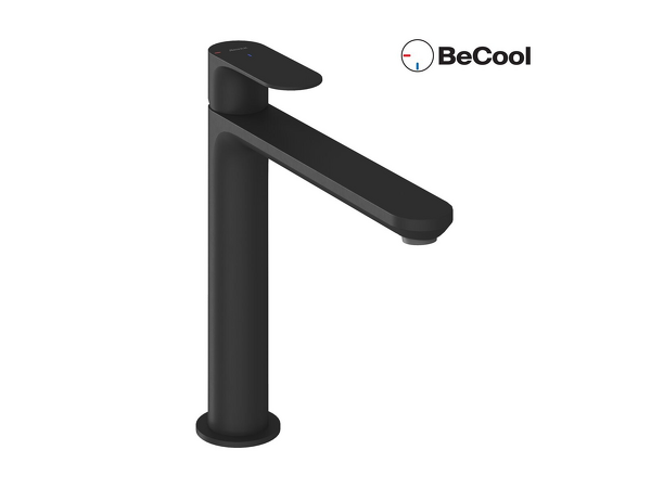 EL 014.21BM Umyv. bat. BeCool 220 mm, bez výp. black matt