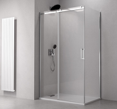 THRON LINE ROUND obdélníkový sprchový kout 1000x700mm, kulaté pojezdy náhledová fotka produktu