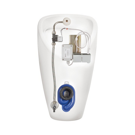 Urinál s elektronikou, zadní přívod vody, Golem 230V, AC bílá