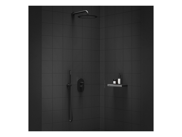 706.21BLM Držák sprchy s vývodem vody, mosazný, Black Matt