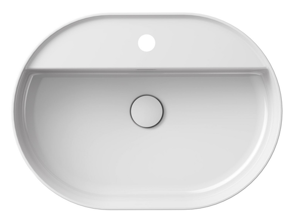 Umyvadlo Ceramic 550 O Slim Shelf keramické bílé