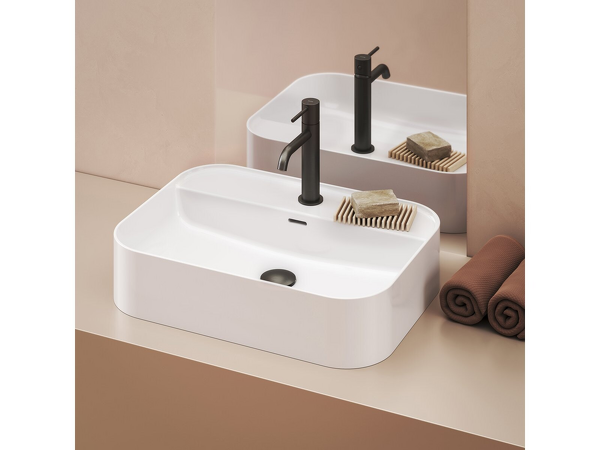 Umyvadlo Ceramic 550 R Slim Shelf keramické bílé