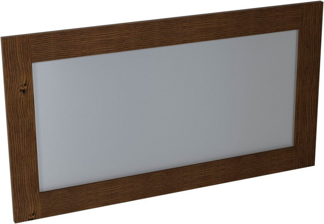 BRAND zrcadlo v dřevěném rámu 1300x700mm, mořený smrk