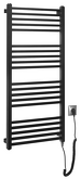 METRO-E elektrické otopné těleso rovné 500x1060 mm, 400 W, černá mat náhledová fotka produktu
