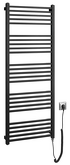 METRO-E elektrické otopné těleso rovné 500x1340 mm, 500 W, černá mat náhledová fotka produktu