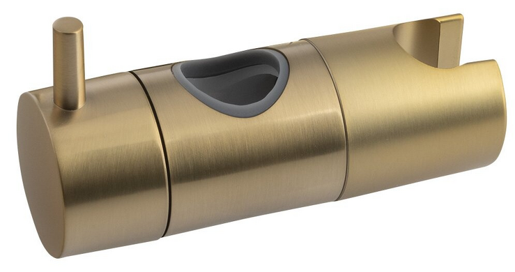 Držák pro sprchovou tyč 23mm, ABS/zlato mat