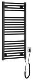 DIRECT-E elektrické otopné těleso rovné 450x960 mm, 300 W, černá náhledová fotka produktu