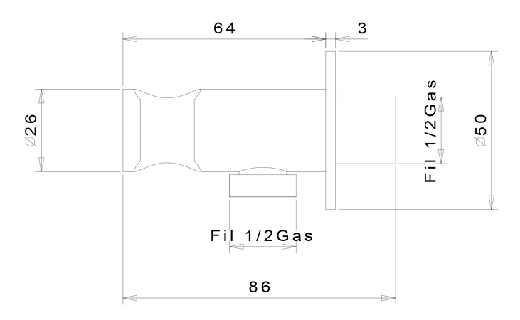 LATUS podomítková bidetová baterie se Stop sprškou, chrom