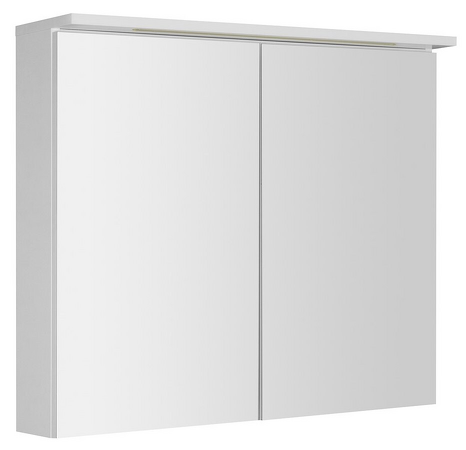 KAWA STRIP galerka s LED osvětlením 80x70x22cm, bílá