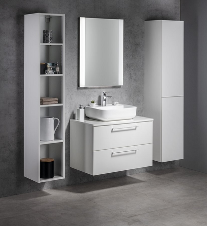 Koupelnový set CIRASA 81, bílá lesk