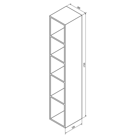 Koupelnový set CIRASA 81, bílá lesk