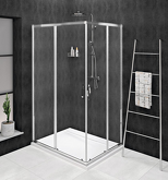 SIGMA SIMPLY obdélníkový sprchový kout 1100x1000 mm, L/P varianta, rohový vstup, čiré sklo náhledová fotka produktu
