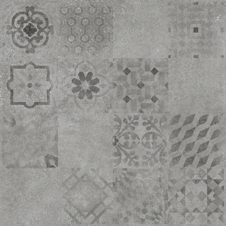 Betonico, DAK63796, dlaždice slinutá, 60 x 60 cm, šedá