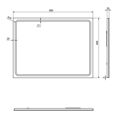 Koupelnový set NIRONA 85, dub mocca