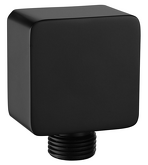 Vývod sprchy, 48x48mm, černá mat náhledová fotka produktu