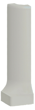 Taurus Color, TSERH003, sokl s požlábkem-vnější roh, 2,3 x 8 cm, světle šedá