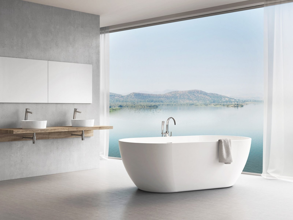 Vana FREEDOM O 169x80, bílá+bílý přepad