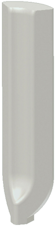 Taurus Color, TSIRB003, sokl s požlábkem-vnitřní roh, 2,3 x 9 cm, světle šedá