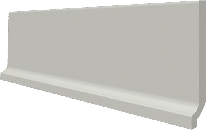 Taurus Color, TSPJB003, sokl s požlábkem, 30 x 8 cm, světle šedá