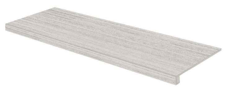 Plywood, DCFVF841, schodová tvarovka, 30x120 cm, bílá