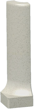 Taurus Granit, TSERB078, sokl s požlábkem-vnější roh, 2,3 x 9 cm, světle šedá
