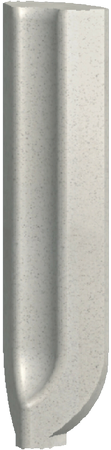 Taurus Granit, TSIRH078, sokl s požlábkem-vnitřní roh, 2,3 x 8 cm, světle šedá