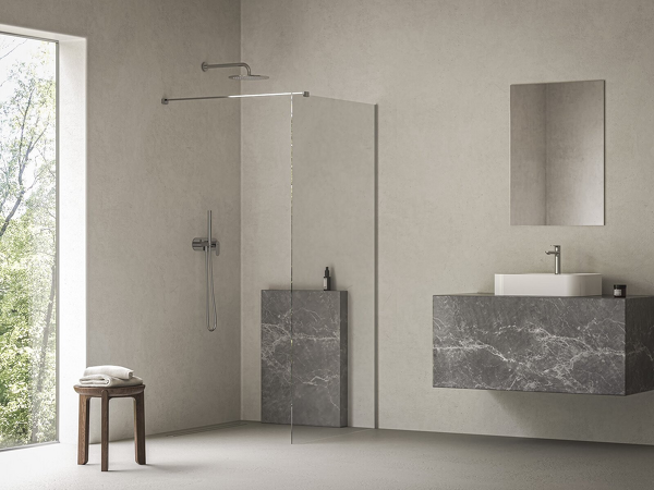 Walk-In Air Wall 90, lesk+transparent