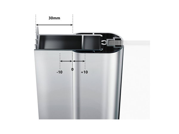 CSKK4-80 bright alu+Transparent