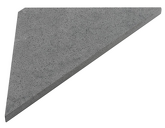 ABELINE rohová police rockstone 200x200mm, concrete náhledová fotka produktu