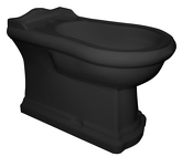 RETRO bidet stojící 39x61cm, černá mat náhledová fotka produktu
