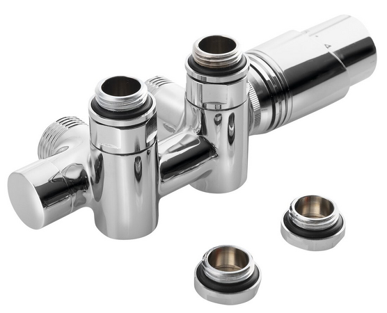 WICHER COMBI připojovací sada termostatická pro středové připojení 50mm, chrom