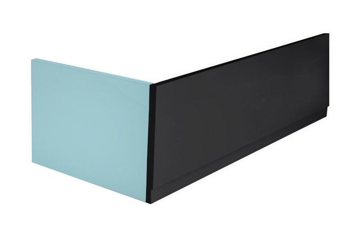 PLAIN panel čelní 170x59cm, černá mat, pravý