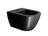 PURA bidet závěsný 36x50cm, černá mat náhledová fotka produktu