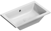 KUBE X keramické umyvadlo 60x37cm, zápustné, rektifikovaná verze, bílá ExtraGlaze náhledová fotka produktu