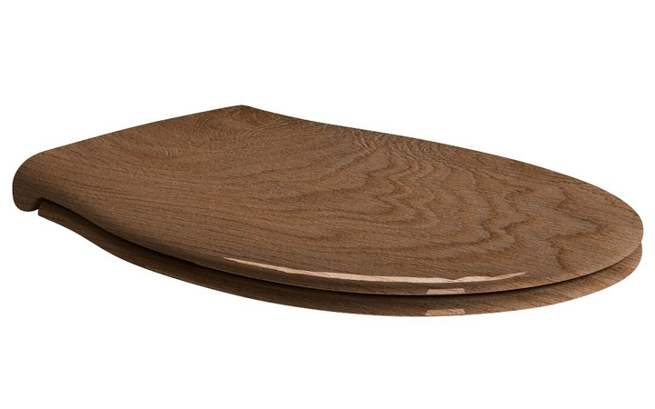 CLASSIC WC sedátko, Soft Close, ořech/zlato