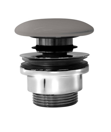 GSI umyvadlová výpust 5/4“, click-clack, keramická zátka, tortora mat