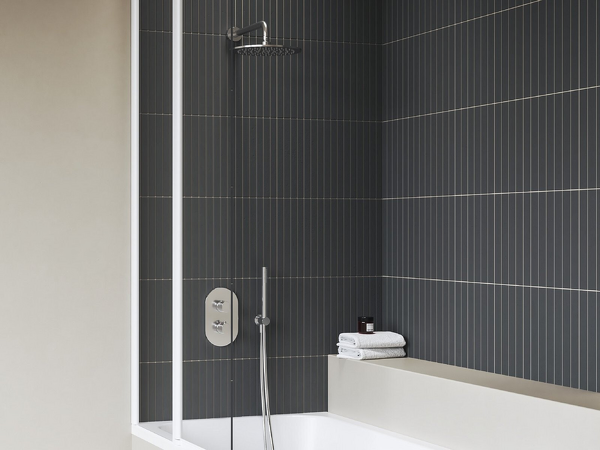Termostatická podomítková 3cestná baterie Chrome II