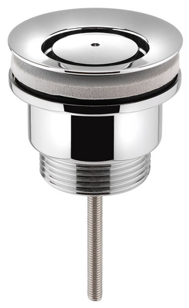 Umyvadlová výpust 5/4“, neuzavíratelná, tl.3-65mm, chrom