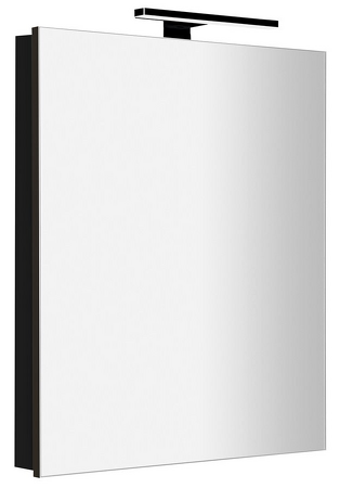 GRETA galerka s LED osvětlením, 60x70x14cm, černá mat