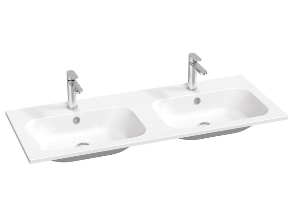 Dvojumyvadlo Chrome Slim 1200 s otvory