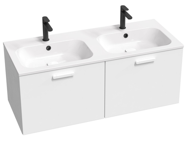 Dvojumyvadlo Chrome Slim 1200 s otvory