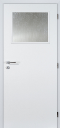 Doornite, dveře EXPRES, BASIC, Voština,1/3, bílý lak, zámek dozický , levé, 80/197cm