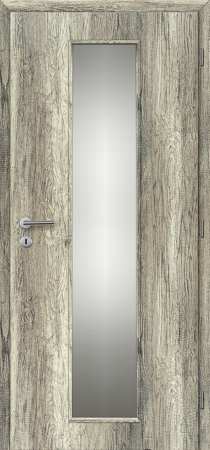 Doornite, dveře EXPRES, FOLIE, Voština,LINEA, dub grand, zámek dozický, levé, 60/197cm