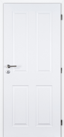 Doornite, dveře EXPRES, ODYSSEUS, Voština,HLADKÉ, bílý lak, zámek dozický, levé, 70/197cm