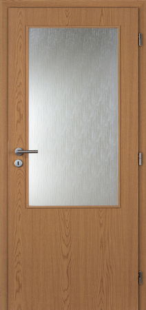 Doornite, dveře EXPRES, FOLIE, Voština,2/3, dub, zámek dozický, pravé, 60/197cm