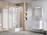 RAVAK ASBRV2-90 white+Transparent (4 díly) náhledová fotka produktu